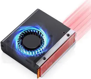 M.2-10 Solid State Drive Radiator Low Noise Fan SSD Vest NVME Cooling M.2 Desktop Computer Mute 2280 Solid State Drive