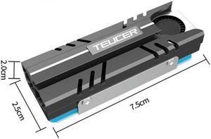M.2 2280 Heatsink State Hard Disk Fan Heatsinks Heat Radiator Cooling Silicon Pads Cooler For M2 NVME SATA 2280 PCIE