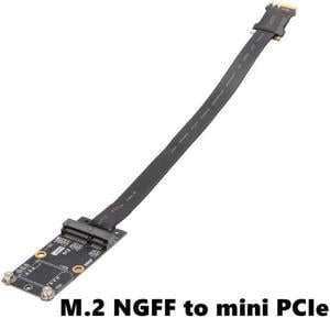 PCIe Gen3 x1 x16 Riser Card To M.2 Key A.E. Extension Cable mPCIe PCI-E 1X 16X To NGFF M2 WiFi A.E.Key Slot Adapter Cable