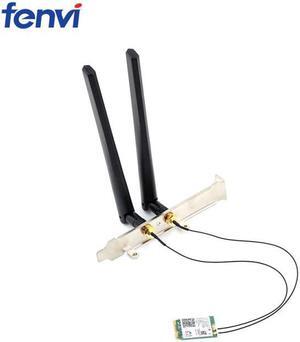 Band 2.4Gbps Wireless Adapter For Intel AX201 Desktop Kit 802.11ac/ax M.2 Key E CNVIo2 Wifi 6 Bluetooth 5.0 Network Card