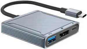 3 in 1  USB Type C Docking Station Type C to Display Port USB 3.0 With PD 100W 8K@60Hz 4K@144Hz Converter for Mackbook  DP Hub