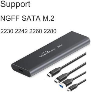 Case m2  external case  m2 NVME/NGFF case  enclosure type C  Hdd docking station USB C clone function