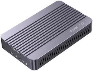 Thunderbolt 3 USB 3.0 External HDD M.2 NVME Enclosure Box HDD Hard Drive Case with Docking Station for Laptop PC