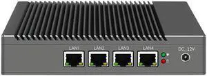 AES-NI N3160 J3455 Quad Core 8GB 4LAN 2USB Firewall Mini PC Mini Computer Pfsense Openwrt Centos Ubuntu Vyos