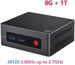 Beelink Mini PC GK Mini Windows 10 Pro Key Mini Computer J4125 WiFi Bluetooth 8GB 128GB Mini PC Gaming Computador PK GK3V