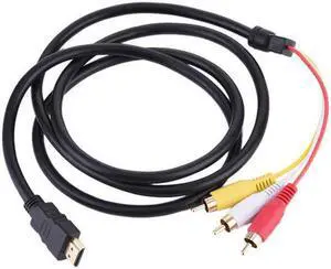 1.5m -compatible Male To 3 RCA Video Audio AV Adapter Cable 3RCA Stereo Converter Component For TV Set-Box DV DVD PC 1.5m -compatible Male To 3 RCA Video Audio AV Adapter Cable 3RCA Stereo Converter Component For TV Set-Box DV DVD PC