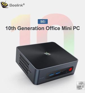 Beelink SEi10 Windows 10 Office Mini PC 10th Generation  I3-10110U 16GB 512GB SSD WIFI 6 BT5.0 4K WIN10 Desktop Computer