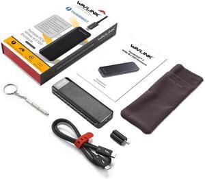 Certified Thunderbolt™ 3 HDD Case Type C USB 3.1 HDD Box 40Gbps External Hard Drive Enclosure NVME M-Key SSD Case Adapter