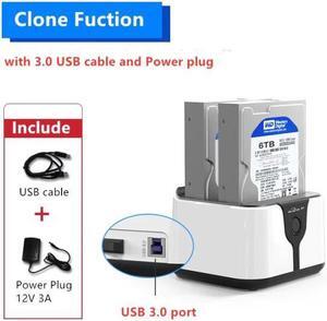 Dock Station 2.5" Case Hard Disk Enclosure Case Hd Externo Sata Usb3.0 Hd Case 3.5 External Hdd Docking Station for 6tb