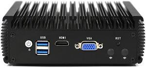 Celeron J4125 Fanless Mini PC 4  2.5G LAN Switch Quad Core Router Server ESXI HD-MI VGA pfSense Firewall Appliance