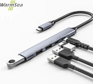 C HUB Type C Docking Station Thunderbolt 3 With PD 60W Data OTG Adapter For MacBook Air M1 Pro iPad Thinkpad Thinkbook