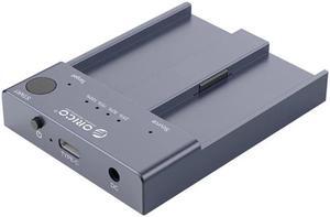 Bay M.2 Ngff Nvme Ssd Docking Station Enclosure Offline Clone M2p2-c3-c 10gbps Usb 3. 1 Type-c External Hard Drive Dock