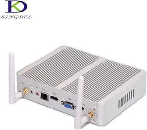 Newest 5th Generation CPU N3150 Fanless Mini PC Micro Desktop Computer Dual NIC HDMI VGA Windows 10 Pro