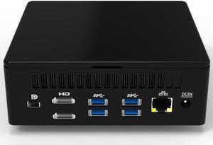 Pro Newest Upgrade Version Compact Mini Pc  Core i7-1165G7 i5-1135G7 8 threads 12M Nuc 2*HDMI DP 4K Thunderbolt 4