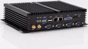 Industrial Fanless Mini PC Computer with  Celeron 1037U Dual-Core Support Linux Windows xp Windows 7 Windows10