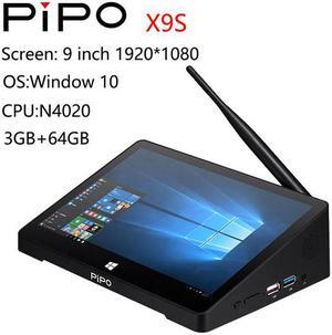 X9S / X9R Mini PC  Celeron N4020/RK3288 9 inch 1920*1200 Win10/Android 7.0/ Linux Tablet PC 3G 64G/2G 32G BT RJ45