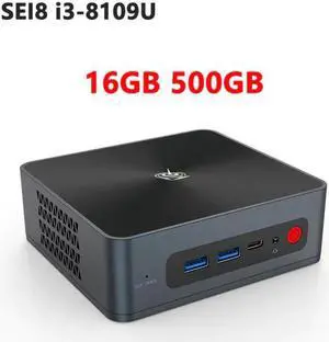 Beelink SEi8 8th  Core i3-8109U Windows 10 MINI PC DDR4 16GB 512GB SSD 2.4G 5G WIFI 1000M LAN BT4.0 Gaming Mini Computer