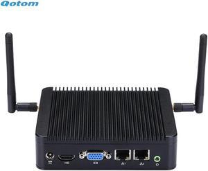 Mini PC Q190S-CPU Celeron j1900 Quad Core 2.0 GHz/ DDR3 RAM/ MSATA SSD/ Dual LAN/ Fanless