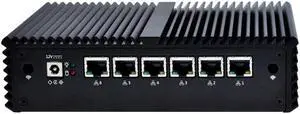Q510G6 Q515G6  Industrial PC Gateway Firewall Router for pfSense Celeron 3855U/3865U AES-NI, 6 Gigabit NICs