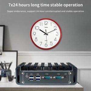 Core J1900 i5-4200u 128GB 2LAN 2COM Firewall Mini PC minicomputer embedded industrial control computer
