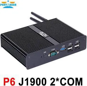 P6 Celeron j1900 Mini PC Core Win7 / Linux / Windows Macro Computer Mini PC