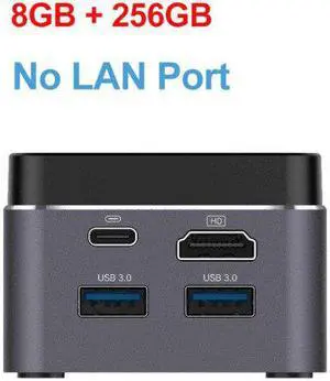 M1T Windows 10 Mini PC  Celeron J4125 8GB DDR4 128GB/256GB 2.4G/5.8G WiFi Bluetooth 4.2 USB Type-C 4K Mini Computer VS GK3V
