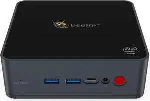 GK55 Mini PC  Celeron J4125 8GB DDR4 128GB/256GB SSD Windows 10, 4K UHD WIN10 Desktop, Dual Gigabit LAN Soft route