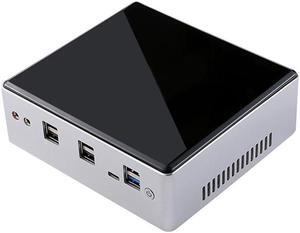Mini PC  Core i7 10710U Fan Micro PC Barebone Windows 2*Lan DP HDMI Dual Band WIFI High-performance Mini Computer