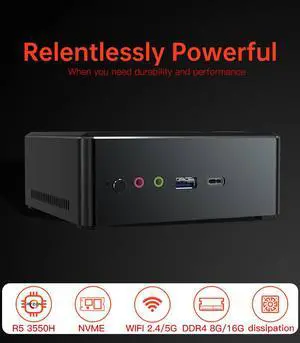 PC  Ryzen 5 3550H MN35  PC Vega 8 Gaming Graphics 16GB DDR4 512GB NVME SSD Desktop  Computer Windows 10 HD 4K