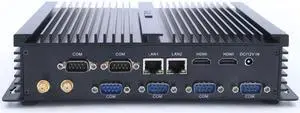 Barebone Mini PC Core i7 4500U i5 4200U Windows 10 Rugged ITX Case Embedded Industrial Computer 2 LAN HDMI 6 COM Nettop