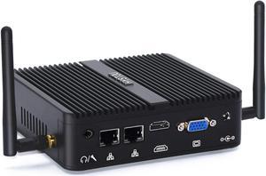 Fanless Mini PC  Celeron J4105 DDR4 Windows Linux dual LAN HD VGA 2*rs232 Mini server pc WIFI