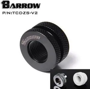 G1/4'' White Black Silver Gold board cross water inlet water fill in port for computer water cooling use TCDZS-V1