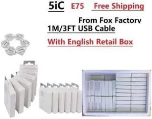 10Pcs 5ic/8ic chip 1m/3ft E75 Chip i7/i8 model Data USB charger Cable for i5 6 7 8 plus X XS MAX XR with retail packag