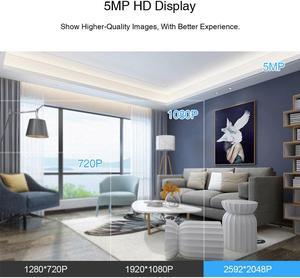 HD 5MP PTZ WiFi IP Camera 1080P Outdoor Waterproof Wireless Security Camera t AI Human Detection Surveillance Camera