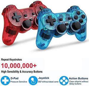 Gamepad For PS2 2.4G  High Vibration Game Controller Joystick Joypad Black Gamepad Turbo Fire Function Gamepad