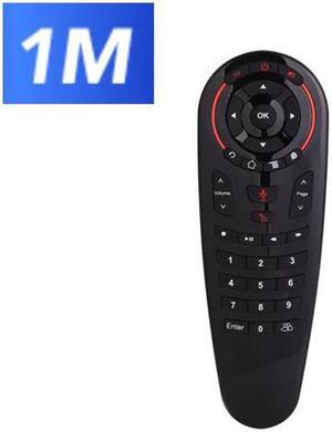 1m G30 voice air mouse Remote control 2.4G wifi with 33 buttons ir learning function and Gyroscope