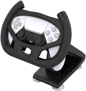 For PS5 Axis Car Steering Wheel For PS5 Game Remote Controller Racing Wheel Driving Gaming Handle With 4 Suction Cups