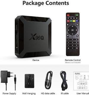 10pcs/lot Q Smart TV Box Android 10.0 Allwinner H313 Quad Core 2GB 16GB Support 4K Youtube  mini Media Player
