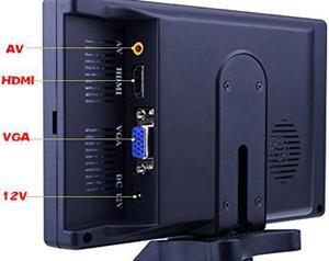 7 Inch Portable Monitor 1024x600 Multi-function Display /VGA/AV  photography monitor  Raspberry Pi  swith/router config