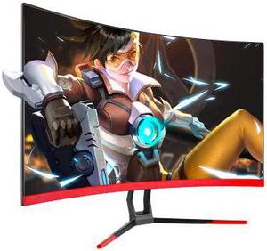 24 inch 75Hz curved screen pc monitor narrow border led smart computer monitor desktop curved lcd monitor