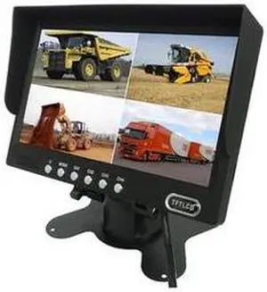4 Way Input 7 inch TFT LCD Screen Car Monitor Rear View Display for Rearview Reverse Backup Camera Car TV Display For Truck