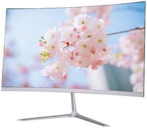 27 inch curved screen 75Hz monitor 2k pc HD-MI Power VGA cable