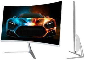 24" 27 inch 75Hz Curved Gaming Monitor LCD 2mm Side Bezel-Less  DVI VGA input Eye Care Flicker Free