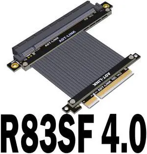 Extensor PCI Express 4.0 x16 To x8 Extension Cable Adapter PCIe Gen4 Riser 8x 16x GTX3080 RX5700xt Graphics Card Mining Extender