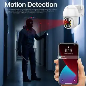 8MP 4K HD WiFi IP Camera Outdoor 5MP H.265 Security PTZ Camera AI Auto Tracking CCTV Camera 3MP 1080P Video Surveillance iCSee 8MP 4K HD WiFi IP Camera Outdoor 5MP H.265 Security PTZ Camera AI Auto Tracking CCTV Camera 3MP 1080P Video Surveillance iCSee