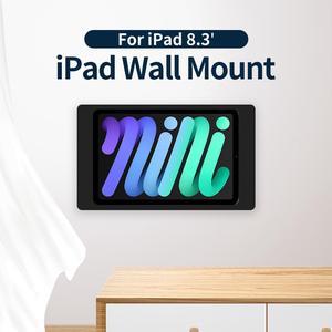 Aluminum Alloy Wall Mount Tablet Holder With Power 5V2A Output Wall Bracket For iPad mini 6th Generation 8.3 inch