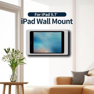 Aluminum Alloy iPad Wall Mount Case Applicable To iPad Air 1st Generation 9.7-in. Use For SmartHome Central-controlled System Silver