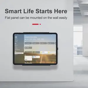 EMONITA 18W Fast Charging Stand for Tablet PC Durable Aluminum Alloy Wall Mount Bracket Compatible with iPad Honor for Xiaomi ipad pro11(4/3/2/1th)