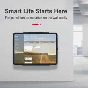 EMONITA ClipDock Wall Mount with Charger for ipad pro 11" (4th/ 3rd/ 2nd/ 1th) Retractable Fixed Bracket  Type-C Charging Stand