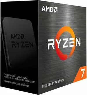 AMD Ryzen 7 5800X Desktop Processors 3.8GHz 8 Cores 16 Threads CPU Max Boost Clock Up to 4.7GHz AM4 105W PCIe 4.0 Total L3 Cache 32MB Accessories CPU - OEM